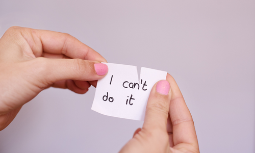 I can't do it