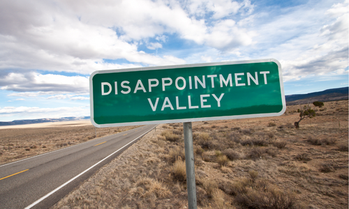 disappointment