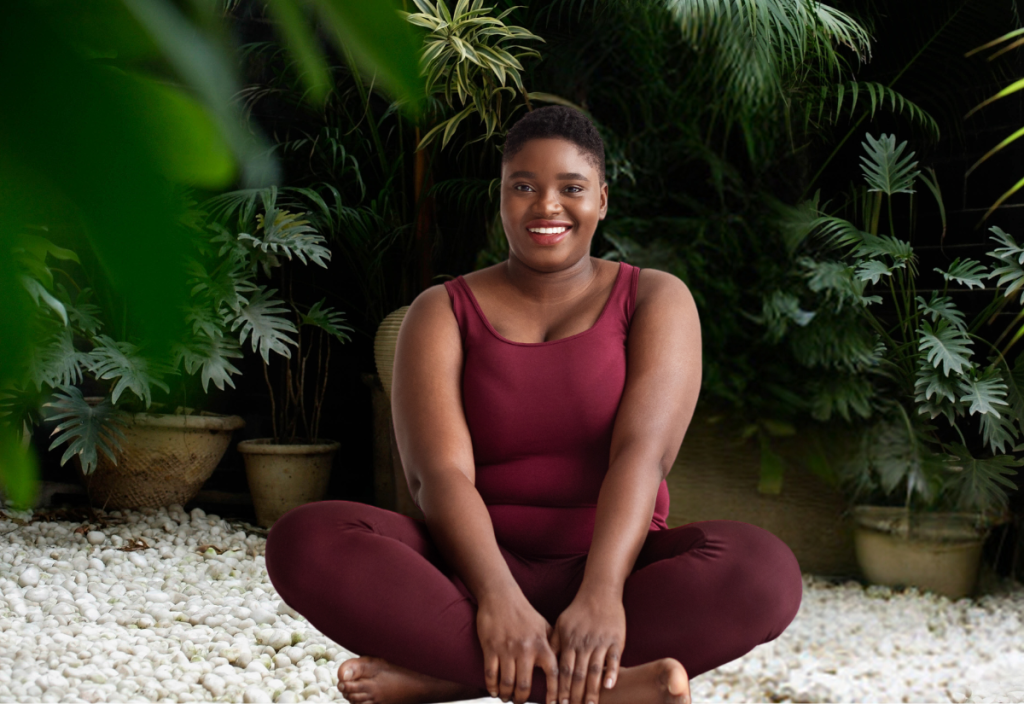 woman relaxing 4x2.75