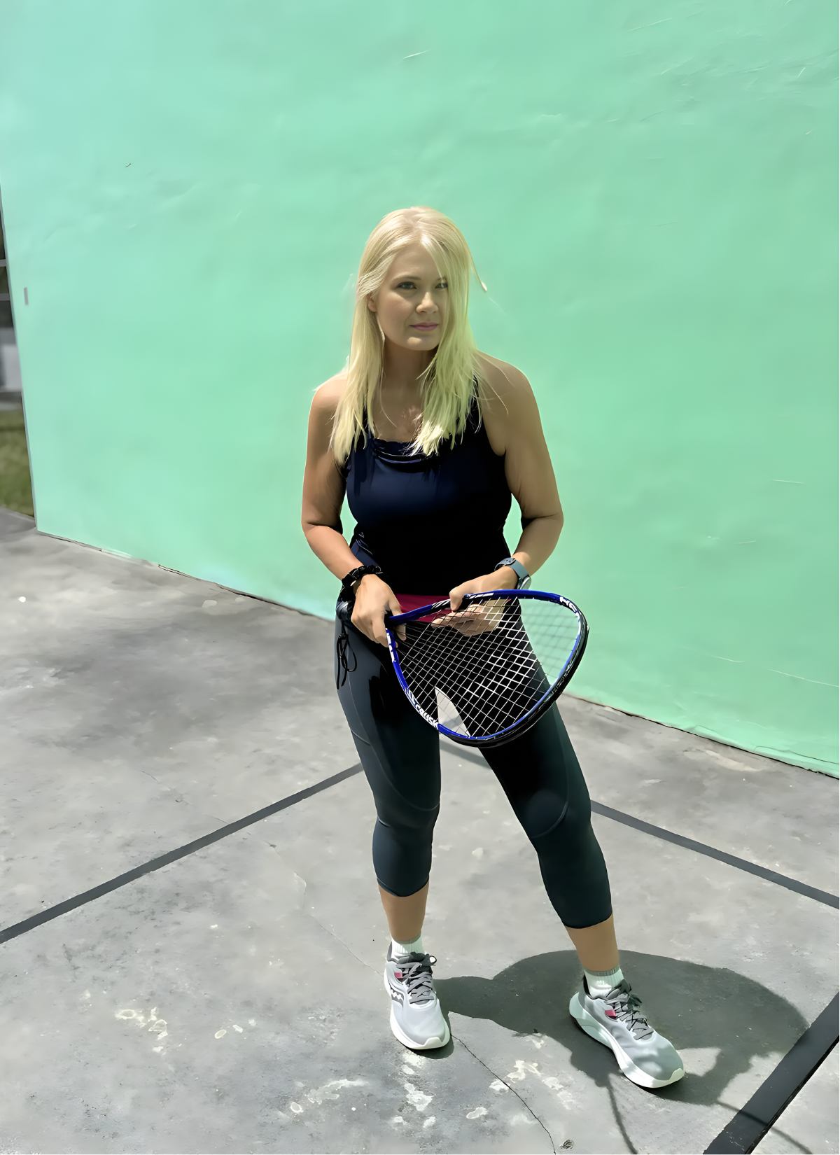 Rebecca racquetball May 2025 Canva